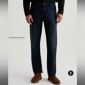 AG Men's Graduate Tailored Leg Dark Blue Jeans 31x34
